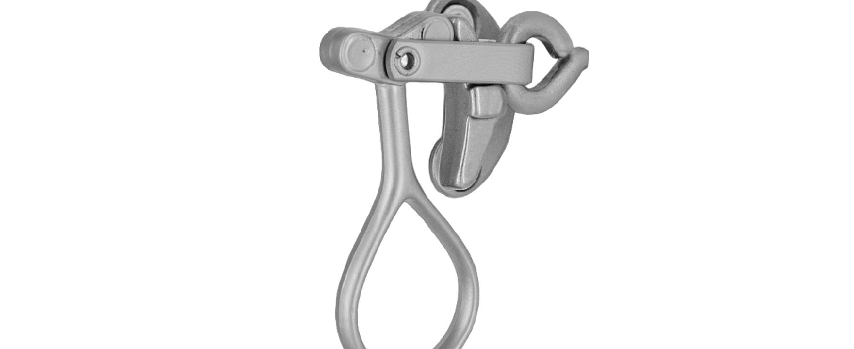 Handle for window, grey